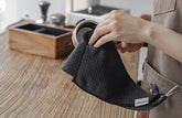 Mhw-3Bomber Hanging Ring Towel 25*35cm - Black